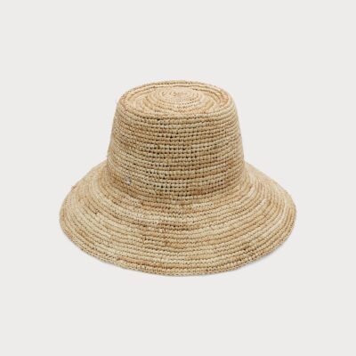 Ace of Something - Aelia Crochet Bucket Hat - Natural