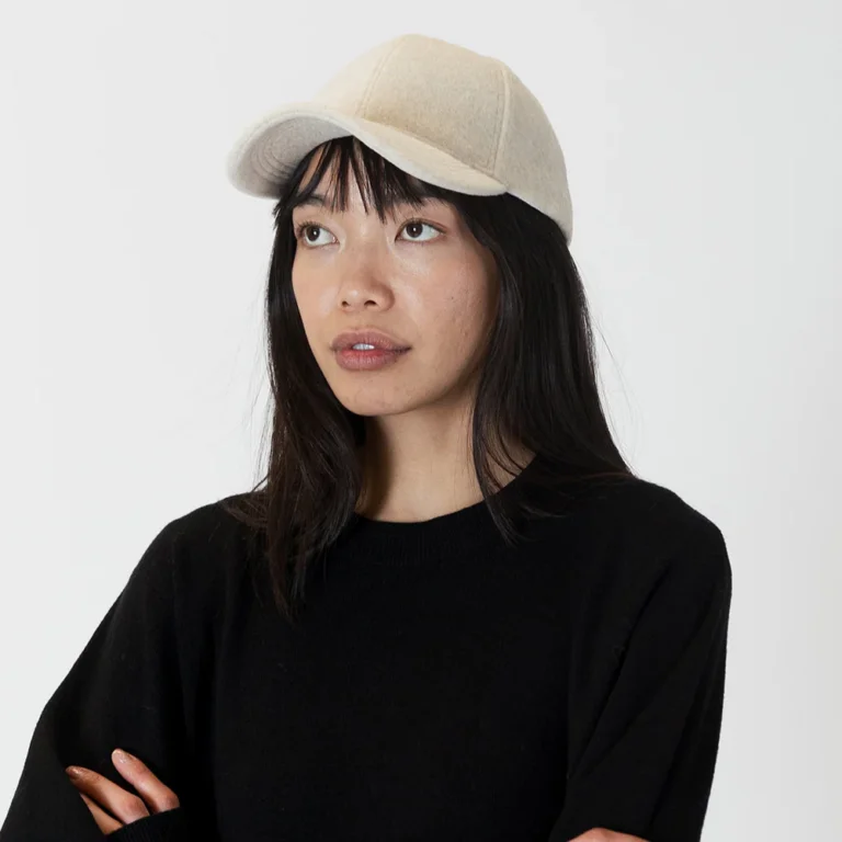 Lyla + Luxe - Felt Baseball Hat - Oat