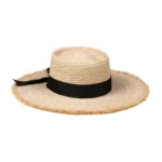 The Ventura - Straw Boater Hat in Natural