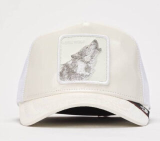 Goorin Bros - Patent Leather Trucker Hat - Big White