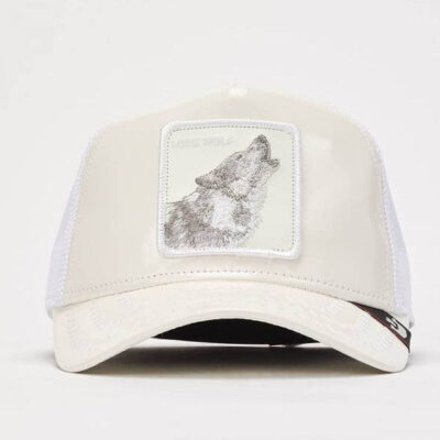 Goorin Bros - Patent Leather Trucker Hat - Big White