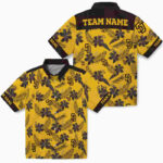 Customized Botanical Print Gold San Diego Padres Hawaiian Shirt