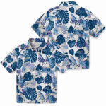 Tropical Plants Royal Blue White Kansas City Royals Hawaiian Shirt