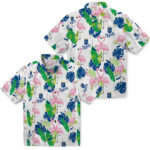 Flamingo Foliage Royal Blue Green Kansas City Royals Hawaiian Shirt