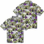 Tropical Yoda Green Kansas State Wildcats Hawaiian Shirt
