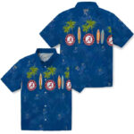 Surfboard Palm Royal Blue Kansas City Royals Hawaiian Shirt