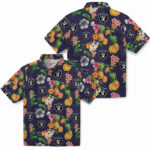 Hibiscus And Fruit Navy Blue Las Vegas Raiders Hawaiian Shirt