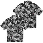 Tropical Leaf Blue White Houston Texans Hawaiian Shirt