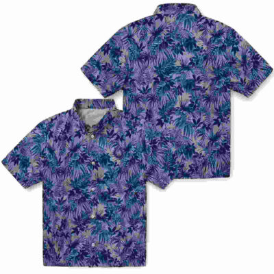 Leafy Pattern Blue Indianapolis Colts Hawaiian Shirt
