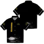 Beach Sunset Black Iowa Hawkeyes Hawaiian Shirt