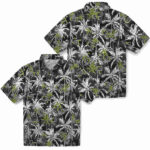 Palm Pattern Gold Black Georgia Tech Yellow Jackets Hawaiian Shirt