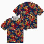 Floral Toucan Gold Red Georgia Tech Yellow Jackets Hawaiian Shirt