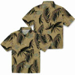 Palm Leaf Gold Georgia Tech Yellow Jackets Hawaiian Shirt