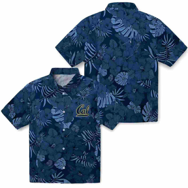 Jungle Vibes Blue California Golden Bears Hawaiian Shirt