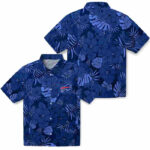 Jungle Vibes Blue Buffalo Bills Hawaiian Shirt