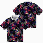 Floral Toucan Blue Red Carolina Panthers Hawaiian Shirt