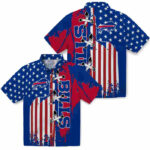 Stitched Flag Blue Buffalo Bills Hawaiian Shirt