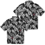 Tropical Leaf Blue White Chicago Bears Hawaiian Shirt