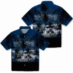 Customized Sunset Scene Blue Black California Golden Bears Hawaiian Shirt