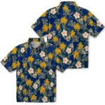 Palm Tree Flower Blue California Golden Bears Hawaiian Shirt