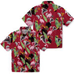 Flamingo Leaves Red Atlanta Falcons Hawaiian Shirt