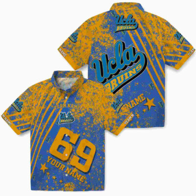 Customized Star Stripes Blue UCLA Bruins Hawaiian Shirt