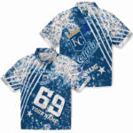 Customized Star Stripes Royal Blue Kansas City Royals Hawaiian Shirt