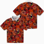 Floral Toucan Blue Red Chicago Bears Hawaiian Shirt