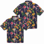Hibiscus And Fruit Navy Blue Atlanta Falcons Hawaiian Shirt