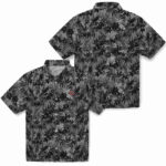 Leafy Pattern Blue Chicago Bears Hawaiian Shirt