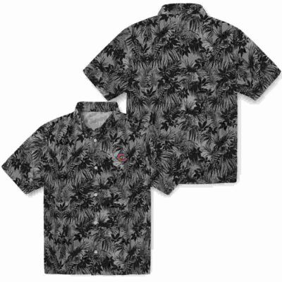 Leafy Pattern Blue Chicago Bears Hawaiian Shirt