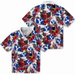 Floral Toucan Blue Red BYU Cougars Hawaiian Shirt