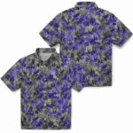 Leafy Pattern Blue Colorado Rockies Hawaiian Shirt