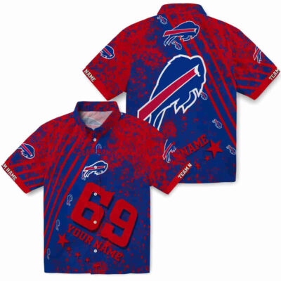Customized Star Stripes Blue Buffalo Bills Hawaiian Shirt