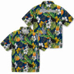 Customized Tropical Toucan Blue Green California Golden Bears Hawaiian Shirt