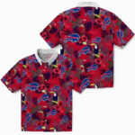 Floral Toucan Blue Red Buffalo Bills Hawaiian Shirt