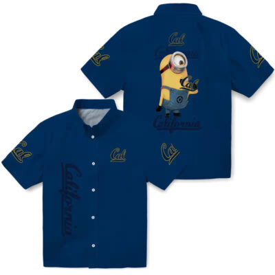 Stuart Minion Blue California Golden Bears Hawaiian Shirt